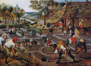 Jardinage, vers 1637-38